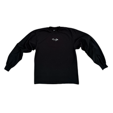 "keep going" black long sleeve t-shirt