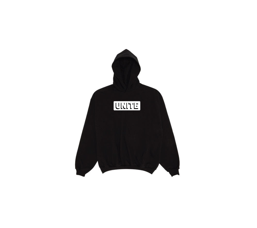 black unite hoodie