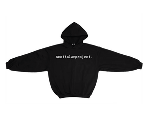 Black Heavy Fleece Scott Alan Project Hoodie