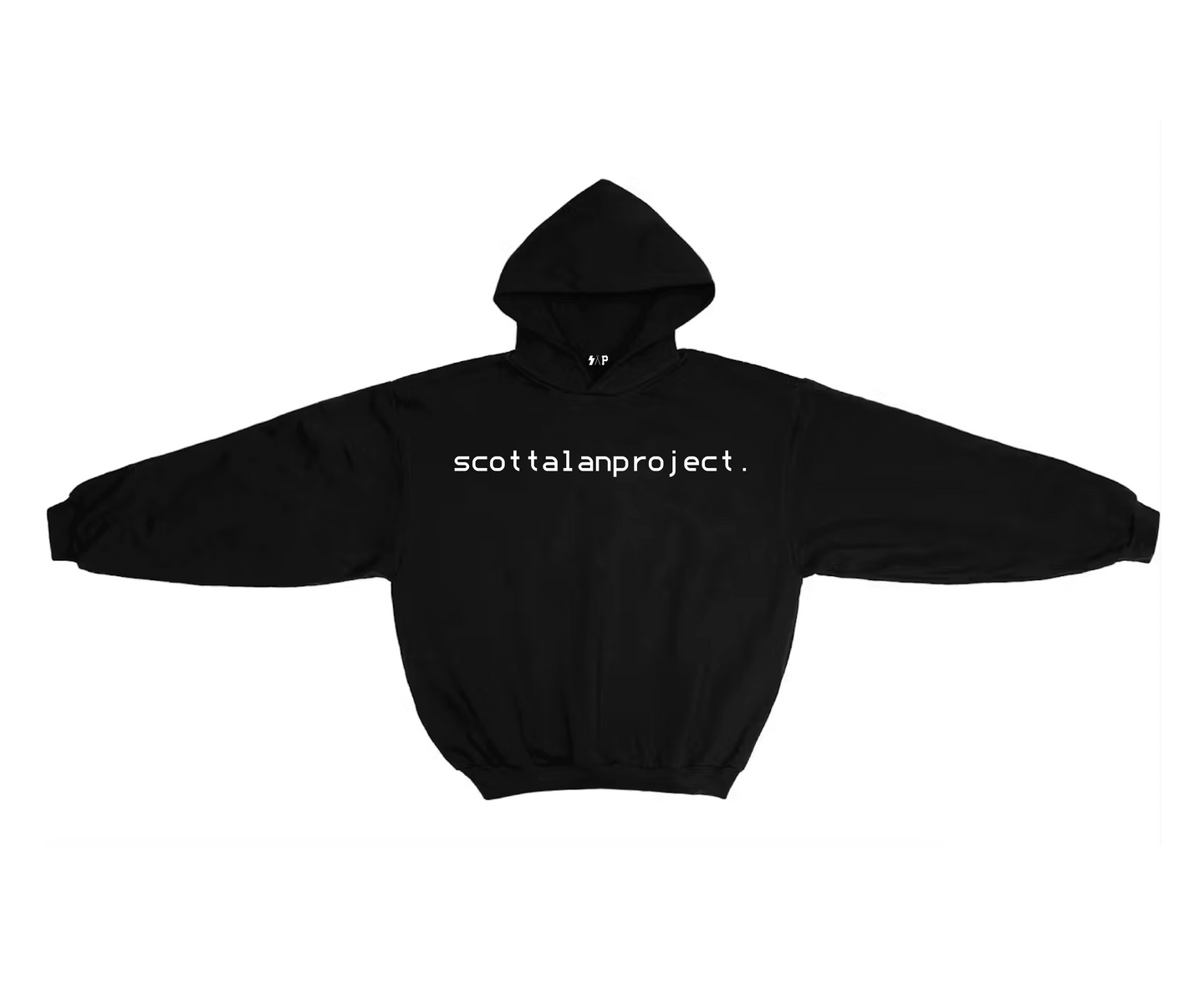 Black Heavy Fleece Scott Alan Project Hoodie