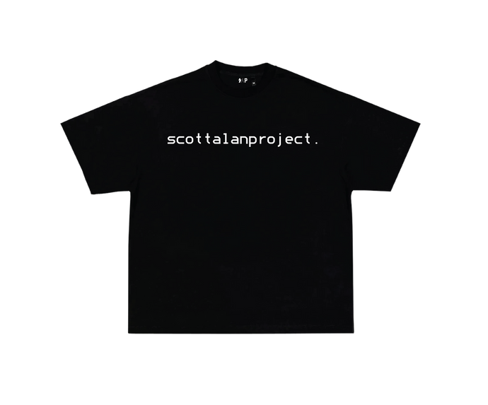 black Scott Alan Project short sleeve t-shirt