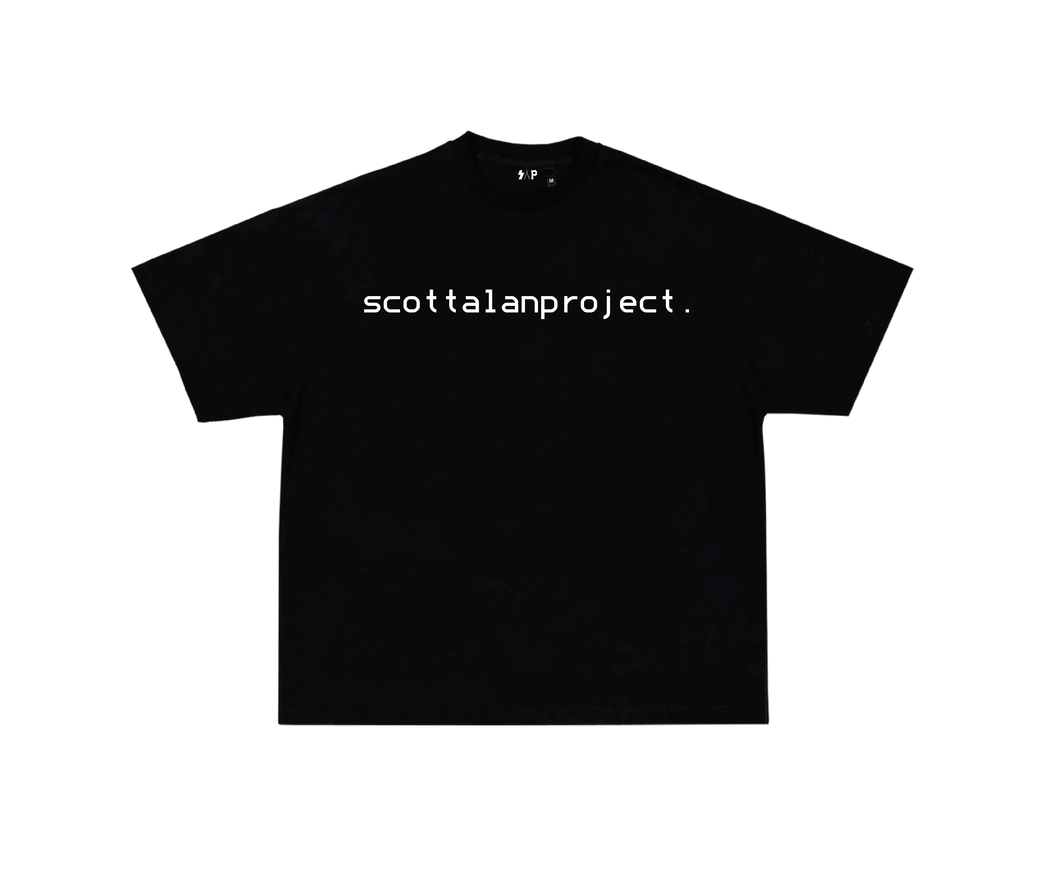 black Scott Alan Project short sleeve t-shirt