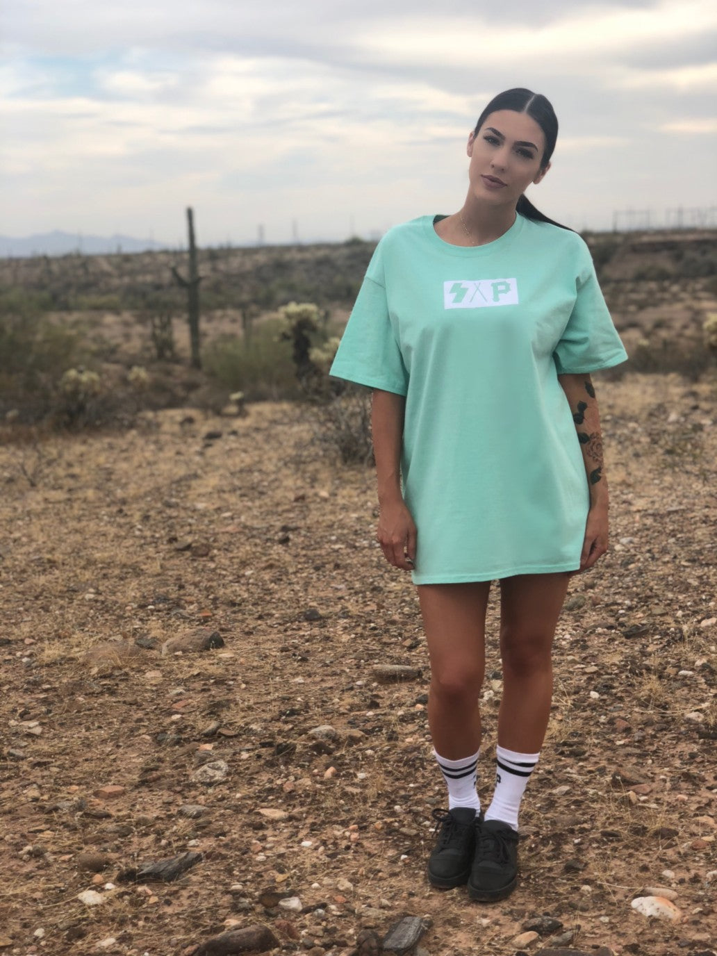 pastel box logo tee 