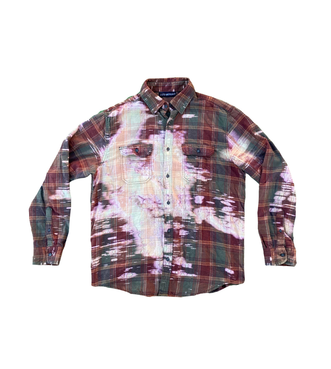 bleached vintage flannel