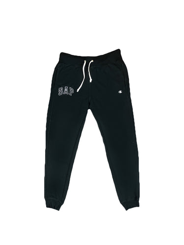 black S.A.P. x Champion jogger