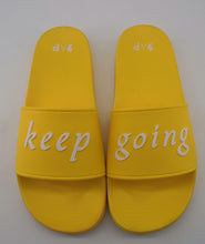 “keep going” slides yellow