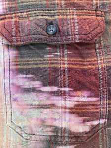 bleached vintage flannel