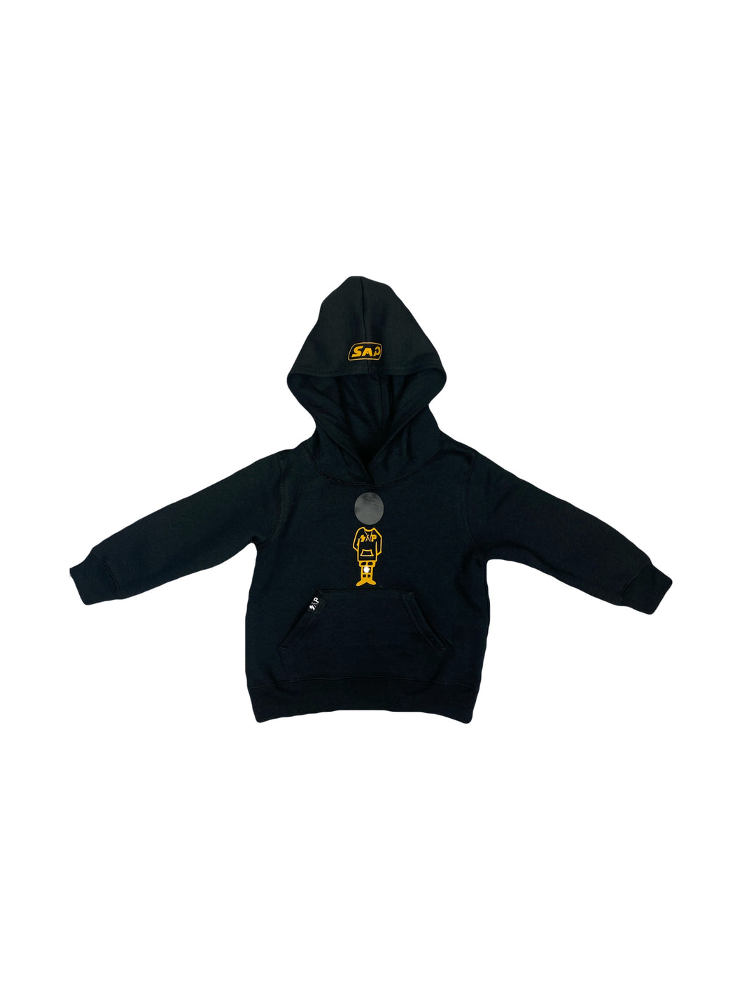 kids black / yellow S.A.P. hoodie