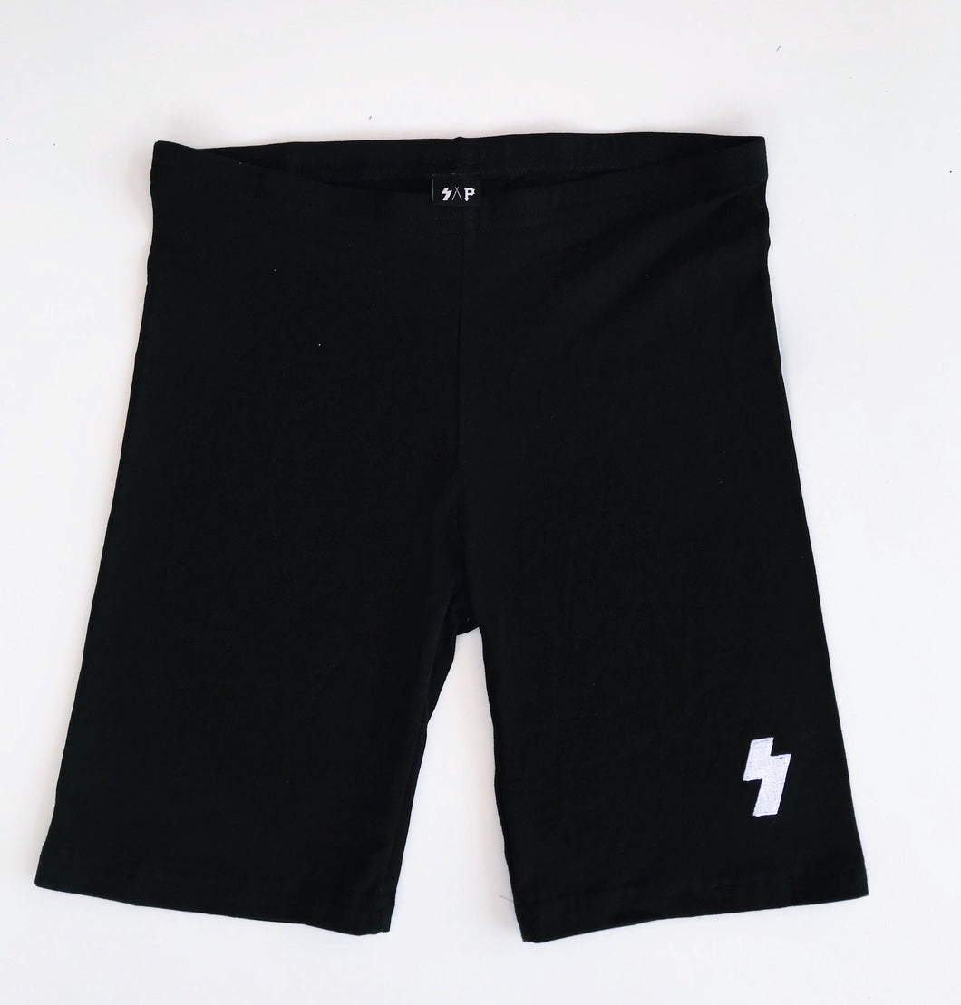 embroidered bike shorts