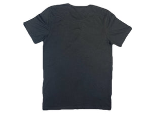 charcoal split hem S.A.P. tee