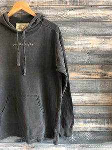 charcoal "see the light" hoodie