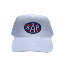 white / navy/ crimson SAP trucker cap